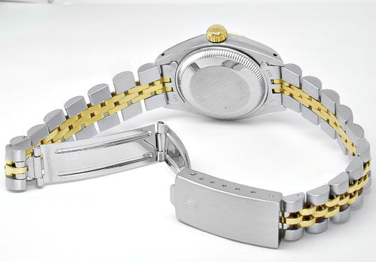 Foto 3 - Rolex Date Damen-Armbanduhr Stahl-Gold Automatik Topuhr, U1999
